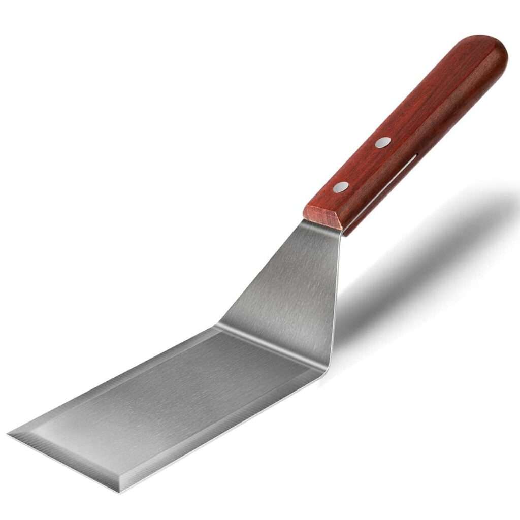 What is a metal spatula used for?