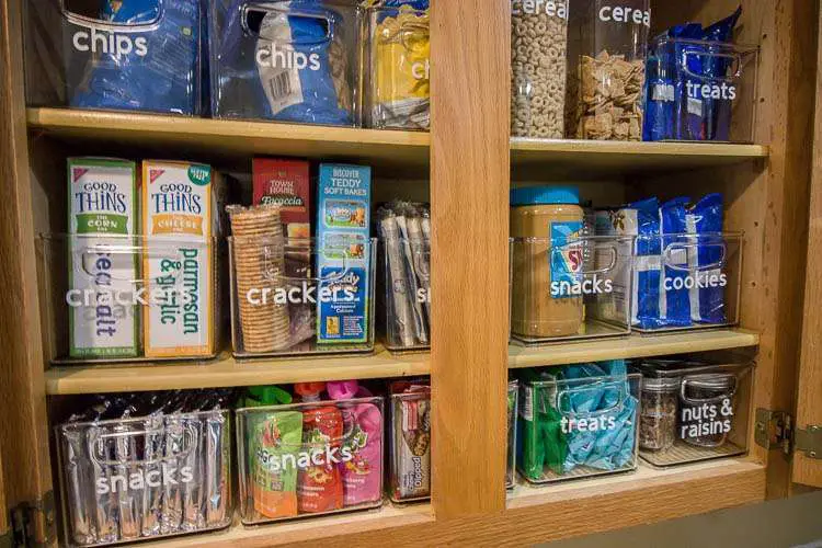Best way to organize small pantry cabinet