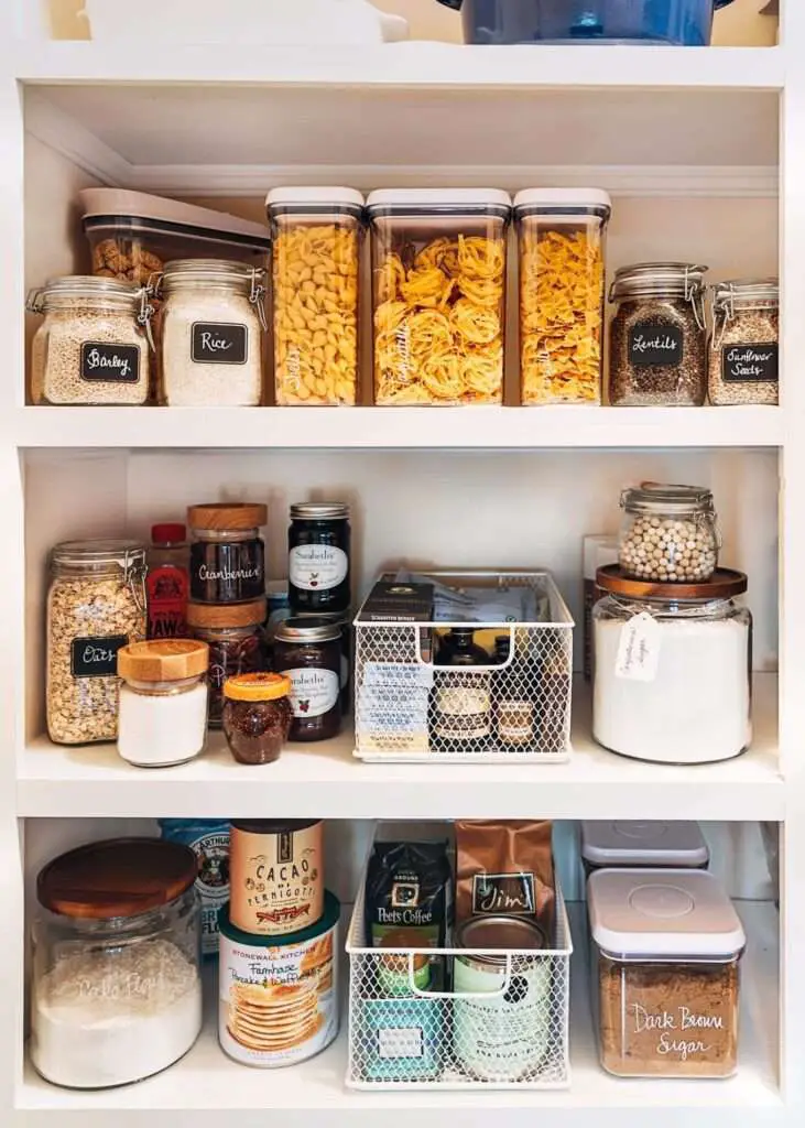 Best way to organize small pantry cabinet